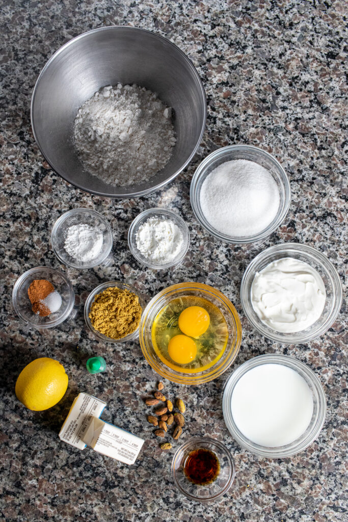 pistachio muffin ingredients