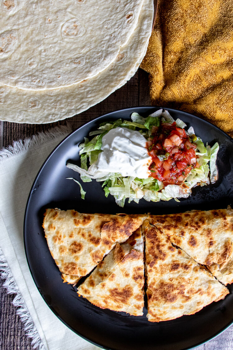 Restaurant Style Chicken Quesadilla The Night Owl Chef