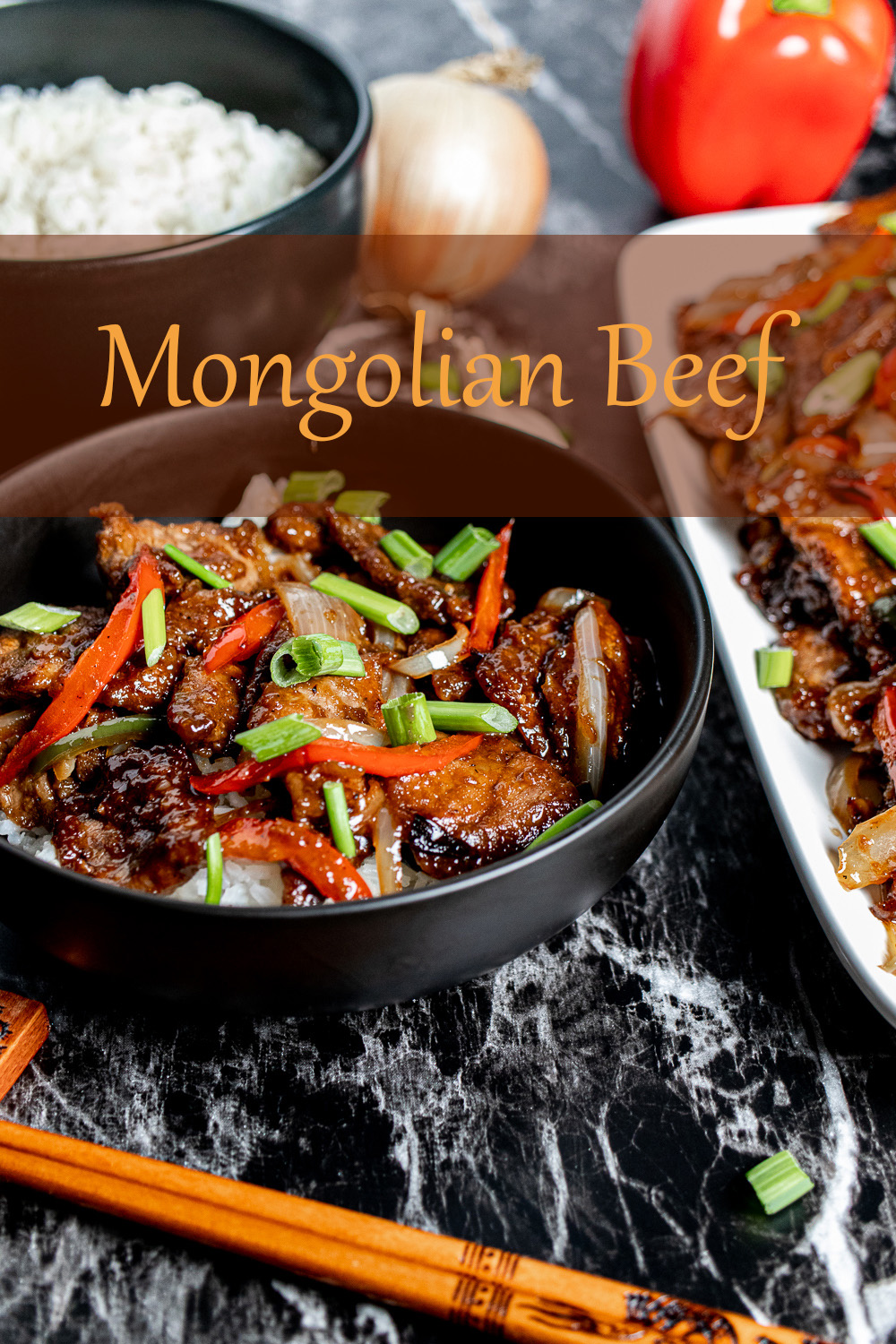 Mongolian beef Pinterest image