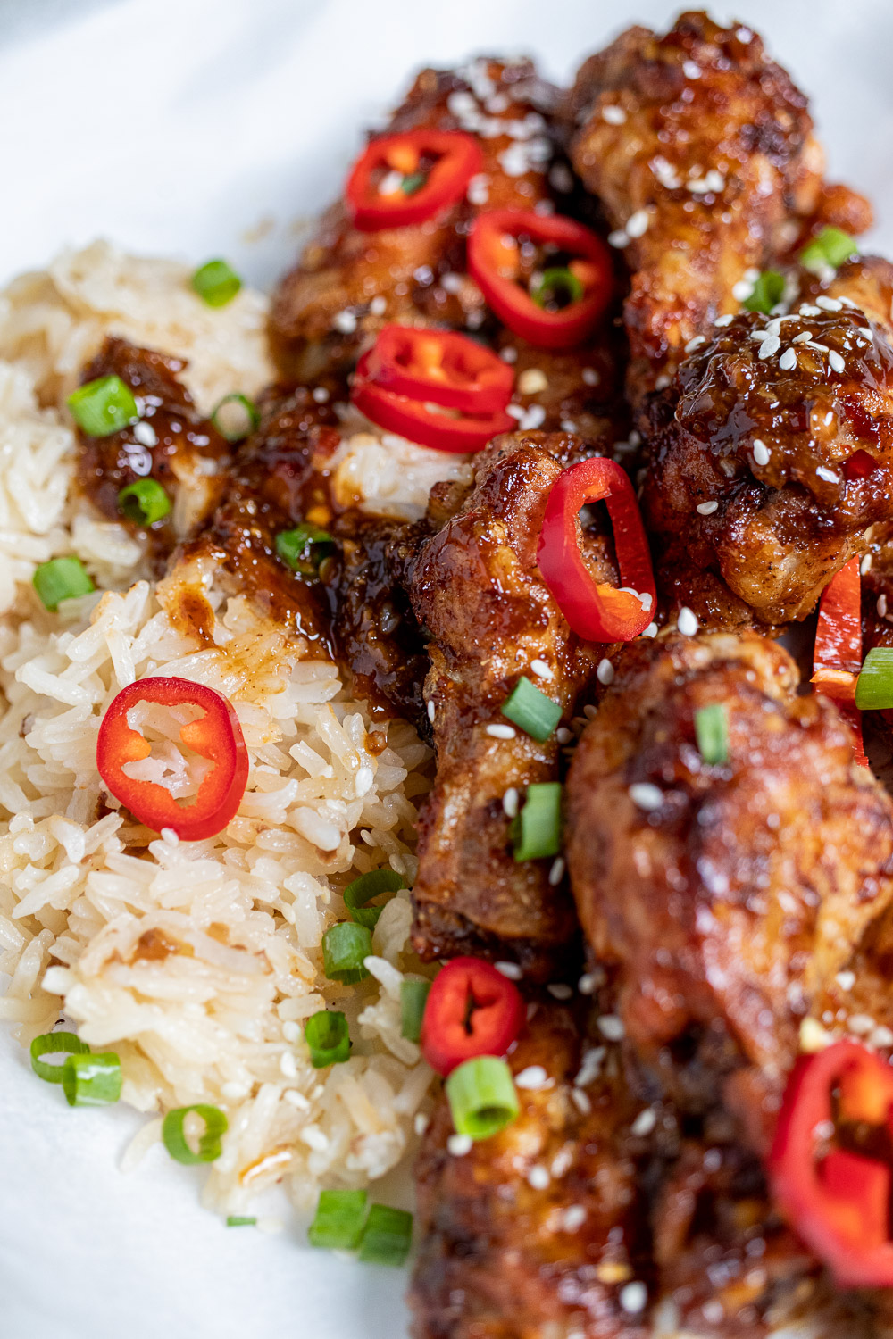 Baked Chinese Chicken Wings - The Night Owl Chef
