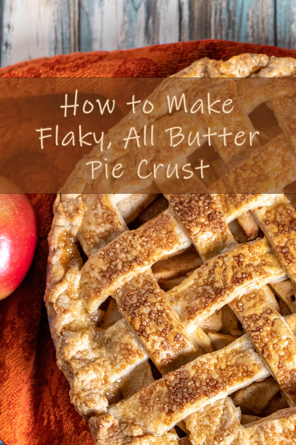 all-butter lattice pie crust Pinterest